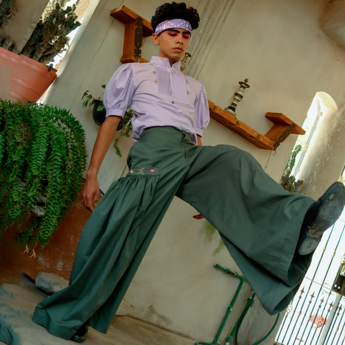 Pantalon mimetizado top