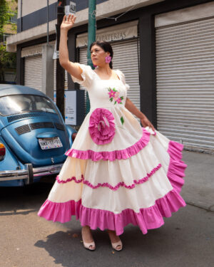 Vestido "Doña Mago y Flores"