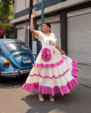 Vestido "Doña Mago y Flores"
