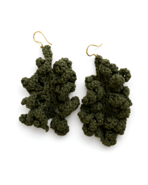 Aretes "Musgo"