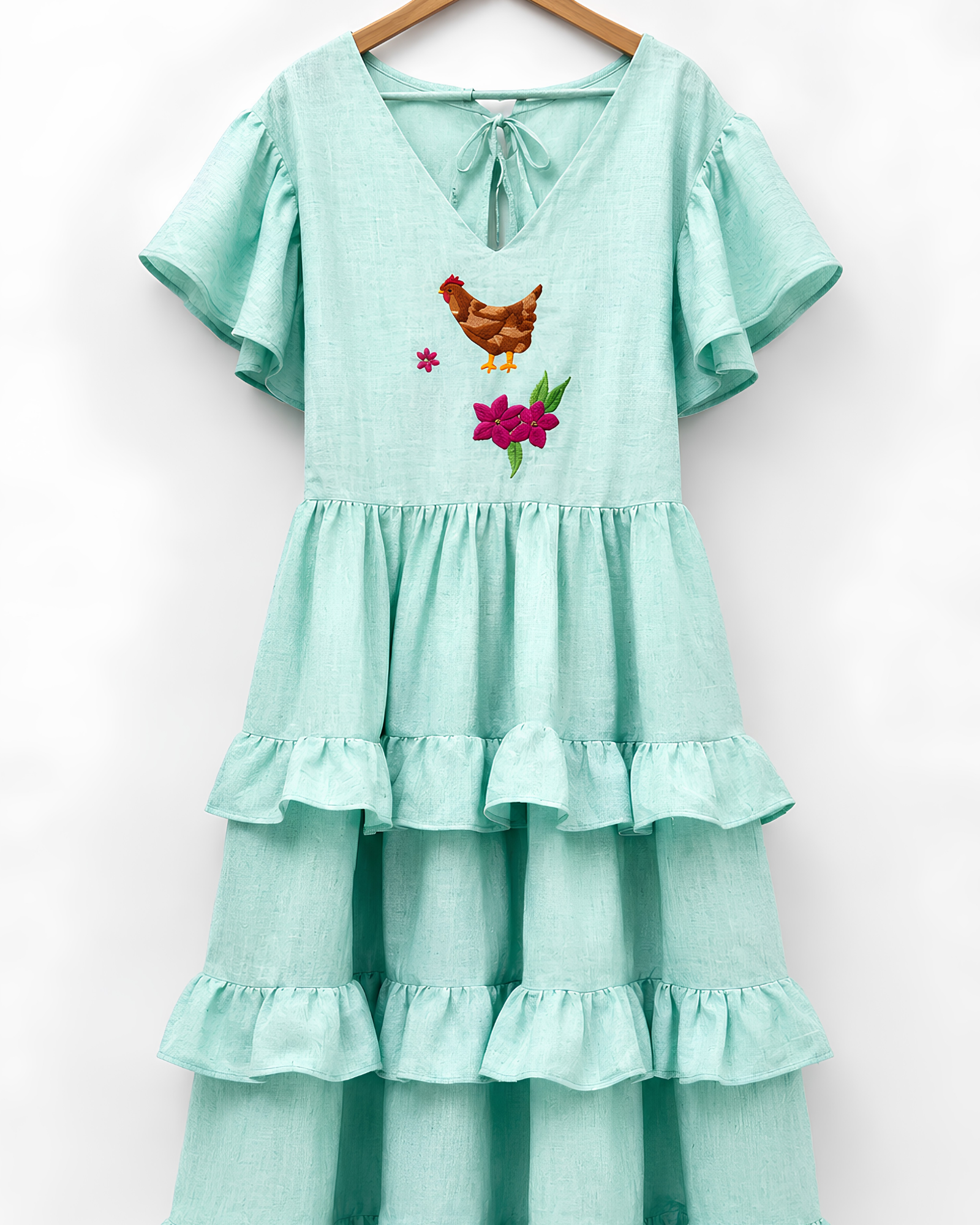 Vestido "Colorada" Menta- XXG