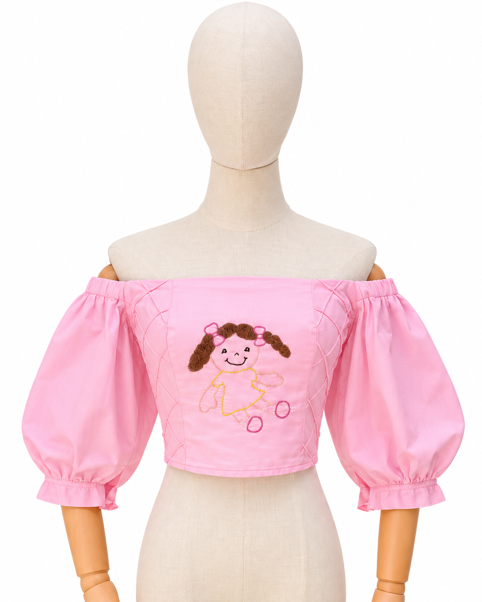 Blusa "Muñeca"- Detalle en bordado - Imagen 2