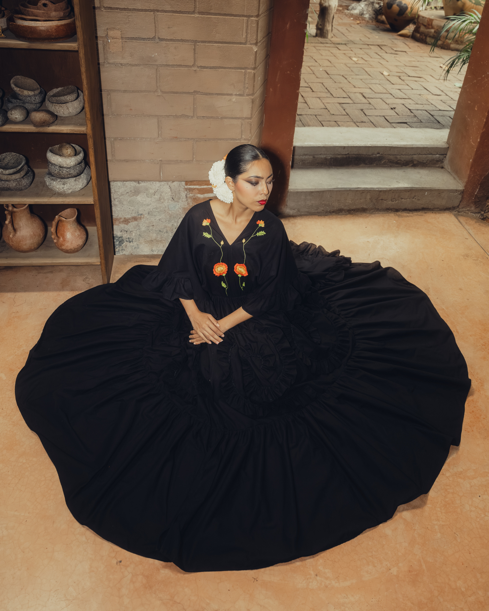 Maxivestido "Jardín" - Imagen 5